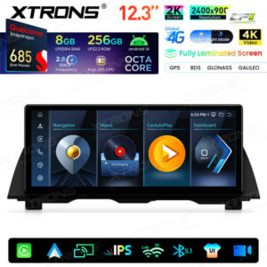 Android Autoradio Xtrons für BMW 5er F10/F11 mit CIC-System 8/256 GB – QWBX24CIB12FV-01 CPII