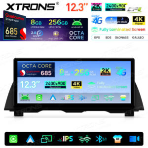 Android Autoradio Xtrons für BMW 5er F10/F11 mit CIC-System 8/256 GB – QWBX24CIB12FV-06 CPII