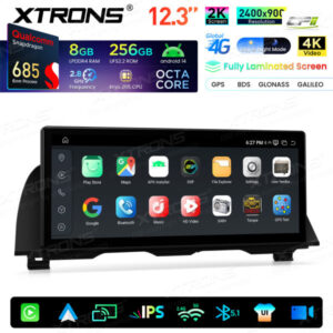Android Autoradio Xtrons für BMW 5er F10/F11 mit CIC-System 8/256 GB – QWBX24CIB12FV-10 CPII