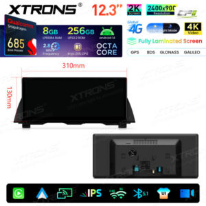 Android Autoradio Xtrons für BMW 5er F10/F11 mit CIC-System 8/256 GB – QWBX24CIB12FV-15 CPII