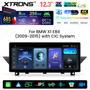 Android Autoradio Xtrons für BMW X1 E84 mit CIC-System 8/256 GB – QWBX24CIB12X1-03 CPII