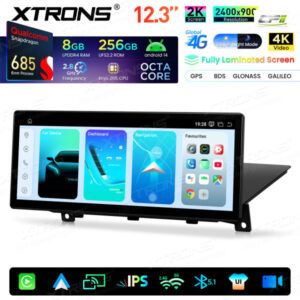 Android Autoradio Xtrons für BMW X1 E84 mit CIC-System 8/256 GB – QWBX24CIB12X1-12 CPII