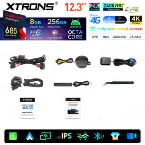 Android Autoradio Xtrons für BMW X1 E84 mit CIC-System 8/256 GB – QWBX24CIB12X1-14 CPII