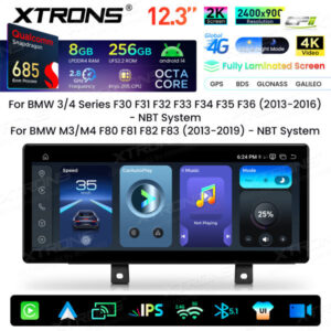 Android Autoradio Xtrons für BMW 3er/4er/M3/M4 NBT-System Rechtslenker 8/256 GB – QWBX24NB12THR-03 CPII
