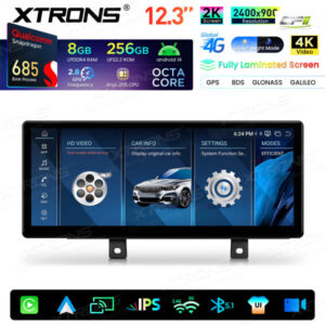 Android Autoradio Xtrons für BMW 3er/4er/M3/M4 NBT-System Rechtslenker 8/256 GB – QWBX24NB12THR-04 CPII