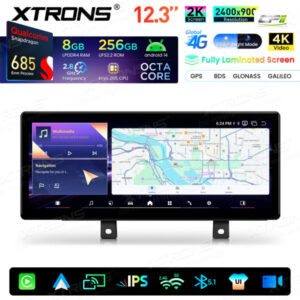 Android Autoradio Xtrons für BMW 3er/4er/M3/M4 NBT-System Rechtslenker 8/256 GB – QWBX24NB12THR-05 CPII