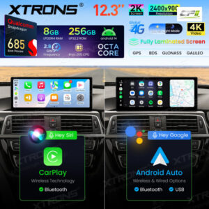 Android Autoradio Xtrons für BMW 3er/4er/M3/M4 NBT-System Rechtslenker 8/256 GB – QWBX24NB12THR-16 CPII