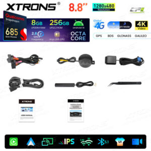 Android Autoradio Xtrons für BMW 3er/5er/M3/M5 mit CCC-System 8/256 GB – QWBX8460CC-15 CPII