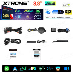 Android Autoradio Xtrons für BMW 3er/5er/M3/M5 mit CIC-System 8/256 GB – QWBX8460CI-15 CPII