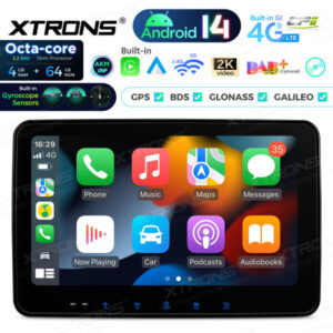 Android Autoradio Xtrons für Doppel-DIN Einschub 4/64 GB – TX123GS-04 CPII
