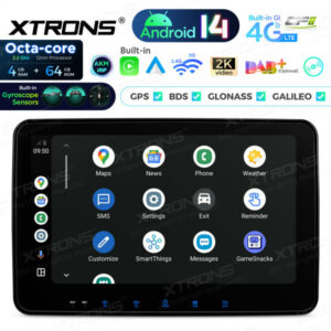 Android Autoradio Xtrons für Doppel-DIN Einschub 4/64 GB – TX123GS-05 CPII
