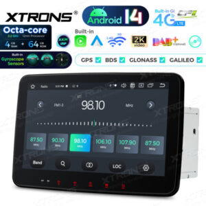 Android Autoradio Xtrons für Doppel-DIN Einschub 4/64 GB – TX123GS-08 CPII