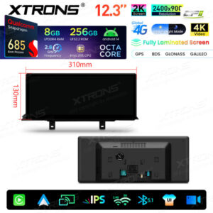Android Autoradio Xtrons für BMW 3/4er M3/M4 LHD NBT-System 8/256 GB – qwbx24nb12thl-15 CPII