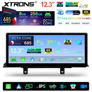Android Autoradio Xtrons für BMW 3/4er M3/M4 LHD NBT-System 8/256 GB – qwbx24nb12thl-6 CPII