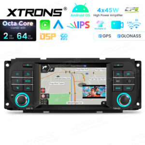 Android Autoradio Xtrons für Chrysler, Jeep, Dodge 4/64 GB – IDS50WRJL-06 CPII