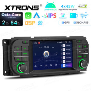 Android Autoradio Xtrons für Chrysler, Jeep, Dodge 4/64 GB – IDS50WRJL-08 CPII