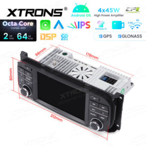 Android Autoradio Xtrons für Chrysler, Jeep, Dodge 4/64 GB – IDS50WRJL-10 CPII