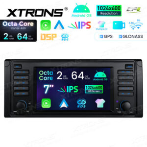 Android Autoradio Xtrons für BMW E39/E39 M5/7er E38 2/64 GB – IDS7039BL-03 CPII