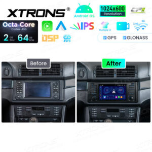 Android Autoradio Xtrons für BMW E39/E39 M5/7er E38 2/64 GB – IDS7039BL-12 CPII