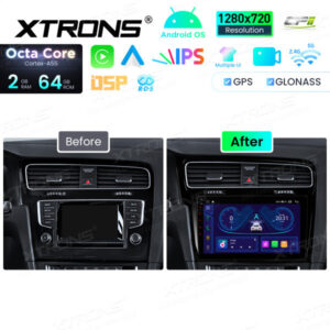 Android Autoradio Xtrons für VW Golf 7 2/64 GB – IDSP10GFVL-12 CPII