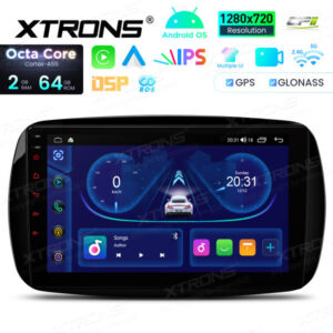 Android Autoradio Xtrons für Smart Fortwo Coupé/Cabrio 2/64 GB – IDSP90MSMTN-02 CPII