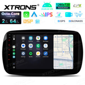 Android Autoradio Xtrons für Smart Fortwo Coupé/Cabrio 2/64 GB – IDSP90MSMTN-05 CPII