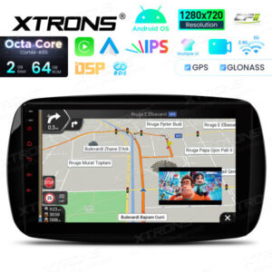 Android Autoradio Xtrons für Smart Fortwo Coupé/Cabrio 2/64 GB – IDSP90MSMTN-06 CPII