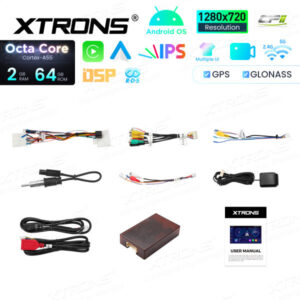 Android Autoradio Xtrons für Smart Fortwo Coupé/Cabrio 2/64 GB – IDSP90MSMTN-11 CPII