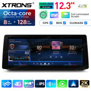 Android Autoradio Xtrons für BMW 5er E60/E61/M5 CCC 8/128 GB – QGB24CCB12E60-02 CPII