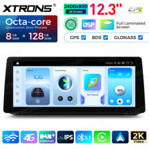 Android Autoradio Xtrons für BMW 5er E60/E61/M5 CCC 8/128 GB – QGB24CCB12E60-03 CPII