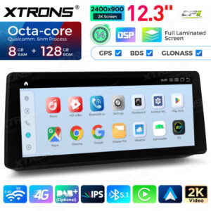 Android Autoradio Xtrons für BMW 5er E60/E61/M5 CCC 8/128 GB – QGB24CCB12E60-09 CPII