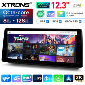 Android Autoradio Xtrons für BMW 5er E60/E61/M5 CCC 8/128 GB – QGB24CCB12E60-10 CPII