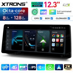 Android Autoradio Xtrons für BMW 5er E60/E61/M5 CCC 8/128 GB – QGB24CCB12E60-11 CPII