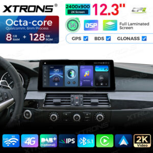 Android Autoradio Xtrons für BMW 5er E60/E61/M5 CCC 8/128 GB – QGB24CCB12E60-15 CPII