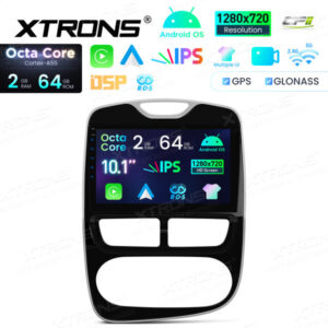 Android Autoradio Xtrons für für Renault Clio (2013–2018) 2/64 GB – IDSP10CIRL-01 CPII
