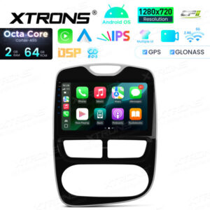 Android Autoradio Xtrons für für Renault Clio (2013–2018) 2/64 GB – IDSP10CIRL-04 CPII