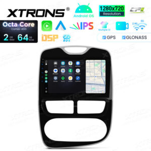 Android Autoradio Xtrons für für Renault Clio (2013–2018) 2/64 GB – IDSP10CIRL-05 CPII