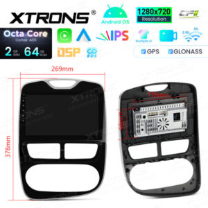 Android Autoradio Xtrons für für Renault Clio (2013–2018) 2/64 GB – IDSP10CIRL-10 CPII