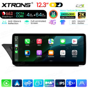 Android Autoradio Xtrons für Audi A4/A5 2009-2016 4/64 GB – QBA24A4CL-04 CPII