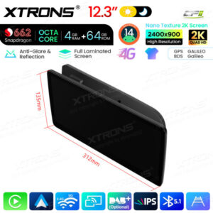 Android Autoradio Xtrons für Audi A4/A5 2009-2016 4/64 GB – QBA24A4CL-11 CPII