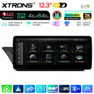 Android Autoradio Xtrons für Audi A4/A5 4/64 GB – QBA24A4HL-02 CPII