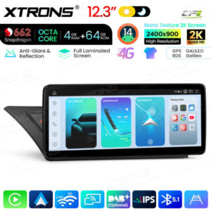 Android Autoradio Xtrons für Audi A4/A5 4/64 GB – QBA24A4HL-09 CPII