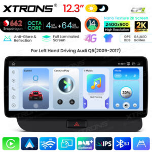 Android Autoradio Xtrons für Audi Q5 (2009–2017) 4/64 GB – QBA24Q5HL-01 CPII