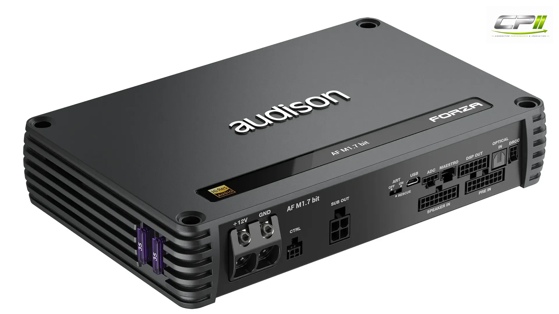 Audison FORZA AF M1.7 bit 1-Kanal Digital Verstärker mit DSP 1200 Watt D-Class