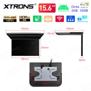 15,6 Zoll 1920x1080P Quad-Core Android Auto-TV-Dach-Multimedia-Player mit Touchscreen – CM158TAF-13 CPII