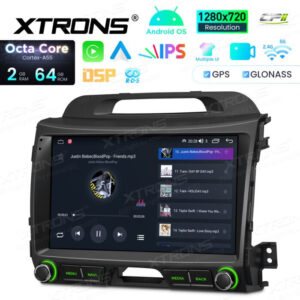 Android Autoradio Xtrons für Kia Sportage Serie 3 2010-2015 2/64 GB – IDSP90SPK-06 CPII