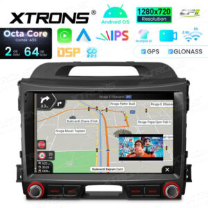 Android Autoradio Xtrons für Kia Sportage Serie 3 2010-2015 2/64 GB – IDSP90SPK-08 CPII
