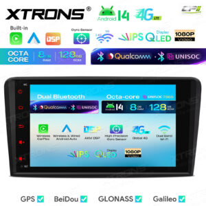 Android Autoradio Xtrons für Audi A3/S3/RS3 8/128 GB – IMH84A3AL-04 CPII