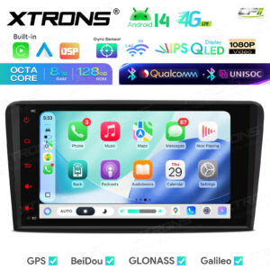 Android Autoradio Xtrons für Audi A3/S3/RS3 8/128 GB – IMH84A3AL-06 CPII