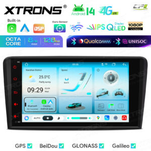 Android Autoradio Xtrons für Audi A3/S3/RS3 8/128 GB
